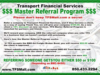 $$$ TFS Master Referral Program$$$